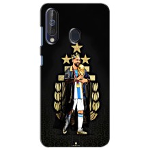 Чехлы для Samsung Galaxy A60 2019 (A605F) (Leo чемпион) (AlphaPrint) (Месси Король)