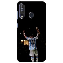 Чехлы Лео Месси Аргентина для Samsung Galaxy A60 2019 (A605F) (Лео Чемпион)