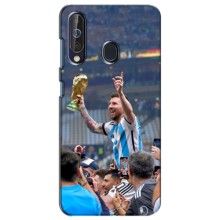 Чехлы Лео Месси Аргентина для Samsung Galaxy A60 2019 (A605F) (Месси король)