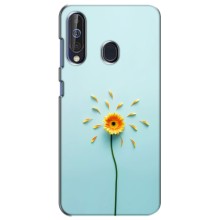 Чехлы с Цветами для Samsung Galaxy A60 2019 (A605F) (VPrint) (Желтый цветок)