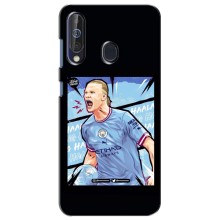 Чехлы с футболистом Ерлинг Холанд для Samsung Galaxy A60 2019 (A605F) (AlphaPrint) (гол Эрлинг Холланд)