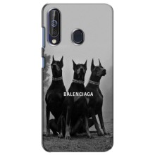 Чехол ДОБЕРМАН для Samsung Galaxy A60 2019 (A605F) (Три добермана)