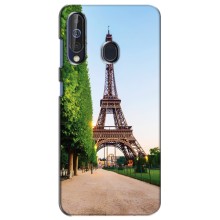 Чехол Эйфелева Башня для Samsung Galaxy A60 2019 (A605F) - (AlphaPrint) (Дорога в Париж)