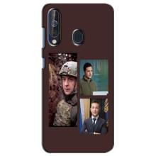 Чехол для Samsung Galaxy A60 2019 (A605F) (AlphaPrint - с принтом Зеленского) – Президент