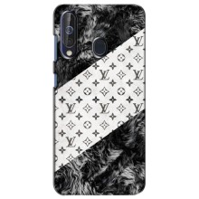 Чехол Стиль Louis Vuitton на Samsung Galaxy A60 2019 (A605F) (LV на белом)