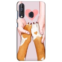 Чехол (ТПУ) Милые собачки для Samsung Galaxy A60 2019 (A605F) – Любовь к собакам