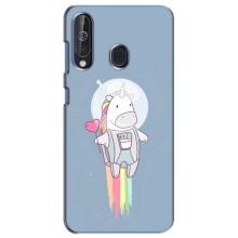 Чохол Unicorn на Samsung Galaxy A60 2019 (A605F) (Єдинорог космонавт)