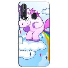 Чохол Unicorn на Samsung Galaxy A60 2019 (A605F) (Веселка Єдиноріга)