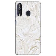 Мраморный чехол на Samsung Galaxy A60 2019 (A605F) (VPrint) (Белый мрамор)