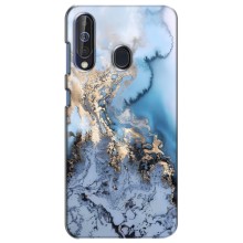 Мраморный чехол на Samsung Galaxy A60 2019 (A605F) (VPrint) (Нежный мрамор)