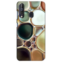 Мраморный чехол на Samsung Galaxy A60 2019 (A605F) (VPrint) (Радужный Мрамор)