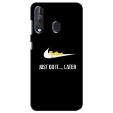 Силиконовый Чехол на Samsung Galaxy A60 2019 (A605F) с картинкой Nike – Later