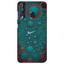 Силиконовый Чехол на Samsung Galaxy A60 2019 (A605F) с картинкой Nike (Найк зеленый)