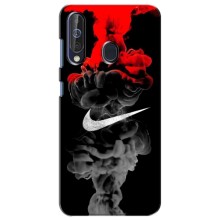 Силиконовый Чехол на Samsung Galaxy A60 2019 (A605F) с картинкой Nike (Nike дым)