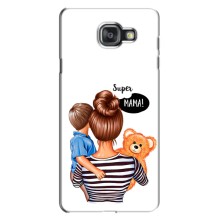 Чохол з друком для Samsung Galaxy A7 2016 / A7100 / A710F - (Мама з дитинкою) (AlphaPrint) (Мама з синочком)