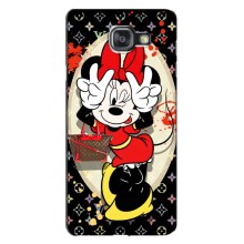 Чехол Disney Mouse Samsung Galaxy A7 2016 / A7100 / A710F (PREMIUMPrint) (Минни peace)