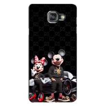 Чехол Disney Mouse Samsung Galaxy A7 2016 / A7100 / A710F (PREMIUMPrint) (Семья Маусов)