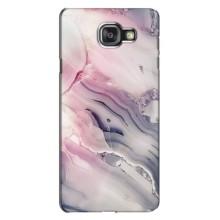 Мраморный чехол на Samsung Galaxy A7 2016 / A7100 / A710F (VPrint) (Пурпурный Мрамор)