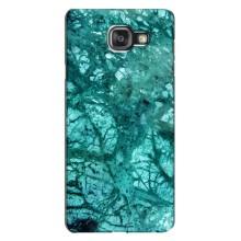 Мраморный чехол на Samsung Galaxy A7 2016 / A7100 / A710F (VPrint) (Зеленый мрамор)