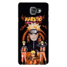 Naruto Anime Чехлы для Самсунг А7 2016, А7100, А710Ф (AlphaPrint)