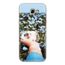 Чехлы с изображением разных животных для Samsung Galaxy A7 2017 / A720 / A720F – Ежик на руках