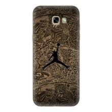 Чехлы для Samsung Galaxy A7 2017 / A720 / A720F - с картинкой JORDAN (AlphaPrint) (Logo Jordan)