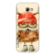 Чехлы с принтом СОВЫ для Samsung Galaxy A7 2017 / A720 / A720F – Сова в шапке