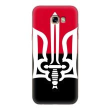 Чехлы УПА (Красно-Чёрный) на Samsung Galaxy A7 2017 / A720 / A720F – Герб Украины
