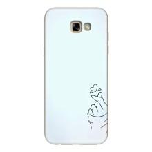 Чехлы (Знак сердечка) на Samsung Galaxy A7 2017 / A720 / A720F – Сердце на голубом