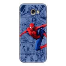 Силиконовый Чехол для Samsung Galaxy A7 2017 / A720 / A720F – Человек Паук