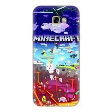 Чехол майнкрафт для Samsung Galaxy A7 2017 / A720 / A720F – MINECRAFT