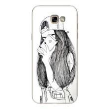 Чехол с печатью для Samsung Galaxy A7 2017 / A720 / A720F - (Мода) (AlphaPrint) (Фото девочки)