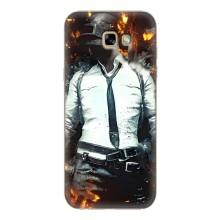 Силиконовый чехол с картинкой "Герой Pubg" на Samsung Galaxy A7 2017 / A720 / A720F – Man Пубг