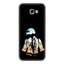 Силиконовый чехол с картинкой "Герой Pubg" на Samsung Galaxy A7 2017 / A720 / A720F – Пубг мен