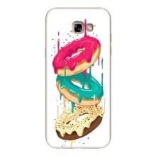 Чехол с изображением  вкусной еды для Samsung Galaxy A7 2017 / A720 / A720F – Сочные пончики