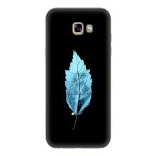 Чохол з картинками на чорному фоні для Samsung Galaxy A7 2017 / A720 / A720F – Листя