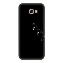 Чохол з картинками на чорному фоні для Samsung Galaxy A7 2017 / A720 / A720F – Ноти