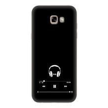 Чохол з картинками на чорному фоні для Samsung Galaxy A7 2017 / A720 / A720F – Плеєр