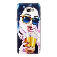 Чохол з картинкою Модні Дівчата Samsung Galaxy A7 2017 / A720 / A720F – Дівчина з коктейлем