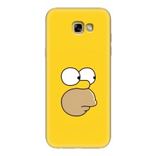 Чехол с Симпсонами для Samsung Galaxy A7 2017 / A720 / A720F (VPrint) (Гомер)