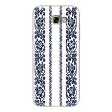 Силіконовый Чохол на Samsung Galaxy A7 2017 / A720 / A720F з картинкой Вишиванки – Синя вишиванка