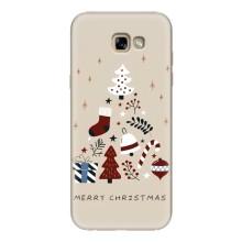 Чехол Санта Клаус для Samsung Galaxy A7 2017 / A720 / A720F – Merry Christmas