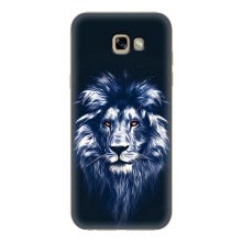 Чехол со Львом для Samsung Galaxy A7 2017 / A720 / A720F (VPrint) (Синий Лев)