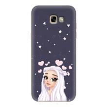 Чохол Стильні дівчата на Samsung Galaxy A7 2017 / A720 / A720F – Дівчина та серця