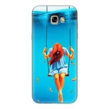 Чохол Стильні дівчата на Samsung Galaxy A7 2017 / A720 / A720F – Дівчина на гойдалці