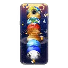 Чехол (ТПУ) с планетами на Samsung Galaxy A7 2017 / A720 / A720F – Арт планети