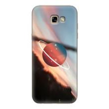 Чехол (ТПУ) с планетами на Samsung Galaxy A7 2017 / A720 / A720F – Сатурн