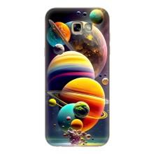 Чехол (ТПУ) с планетами на Samsung Galaxy A7 2017 / A720 / A720F – Солнечна система