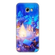 Рождественские Чехлы для Samsung Galaxy A7 2017 / A720 / A720F (VPrint) (Рождественский город)