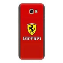 Силиконовый бампер с картинкой машины на Samsung Galaxy A7 2017 / A720 / A720F – Ferrari Logo